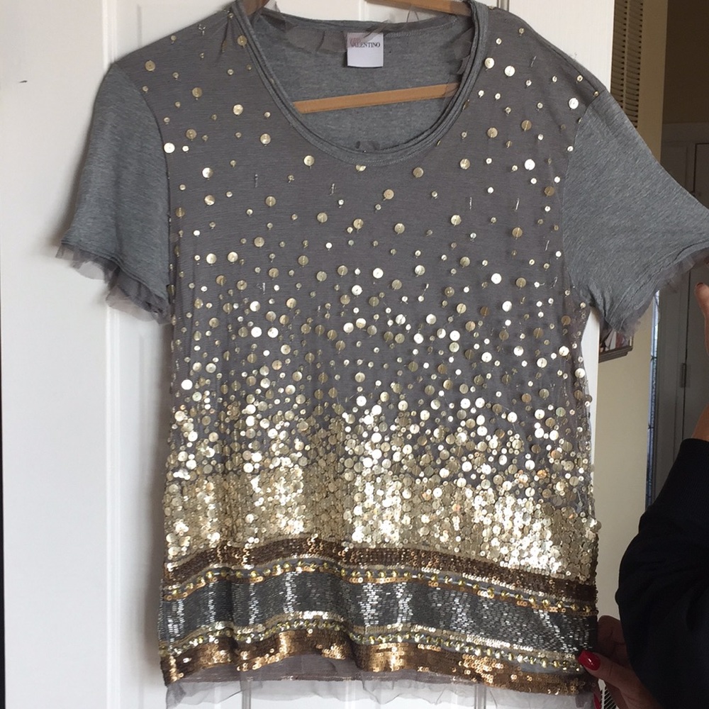 Red Valentino evening top